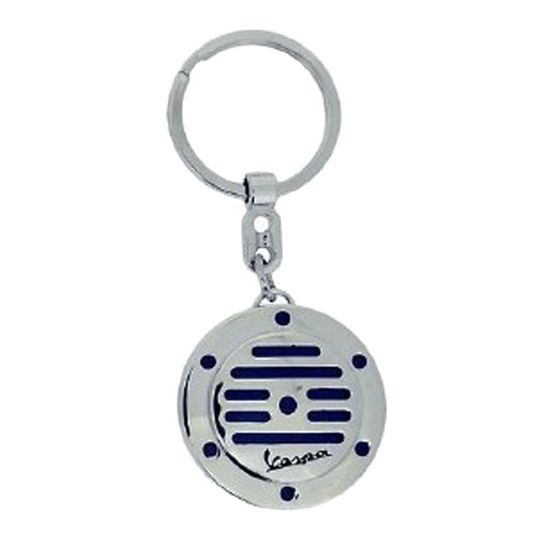 vespa chrome horn keyring