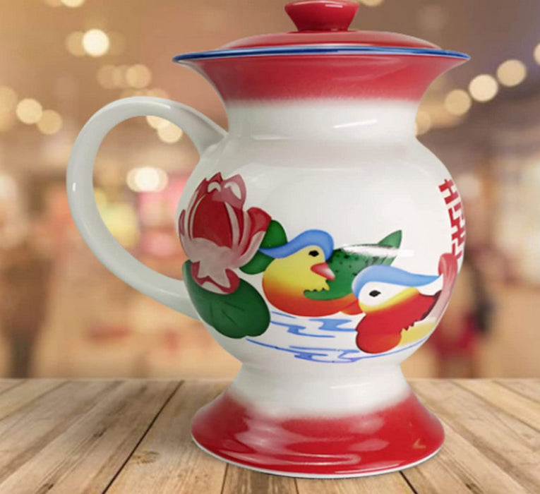 mandarin duck mug