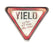 yield retro sign